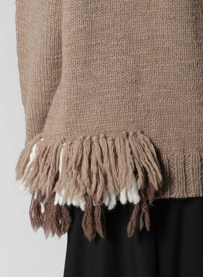 CARDIGAN WITH FRINGE DETAILS