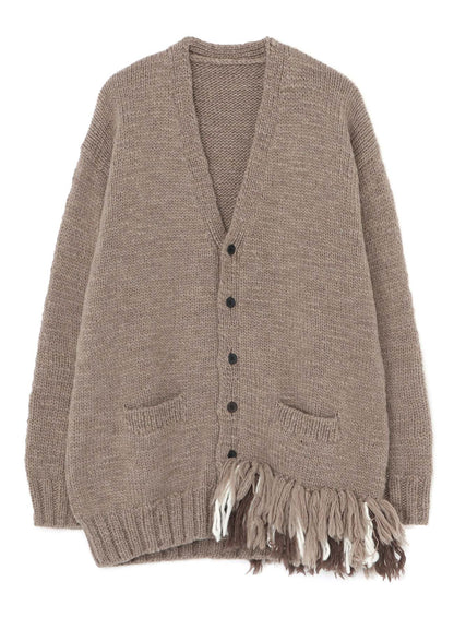 CARDIGAN WITH FRINGE DETAILS