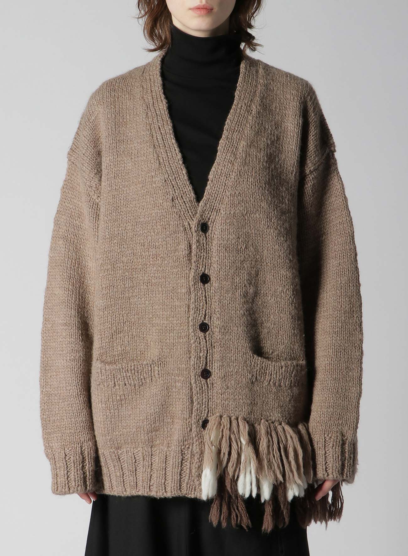 CARDIGAN WITH FRINGE DETAILS