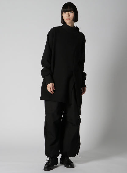 Liy/C BACKSIDE FLEECE R-TURTLE NECK COMBINATION