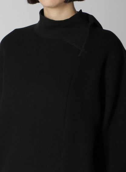 Liy/C BACKSIDE FLEECE R-TURTLE NECK COMBINATION