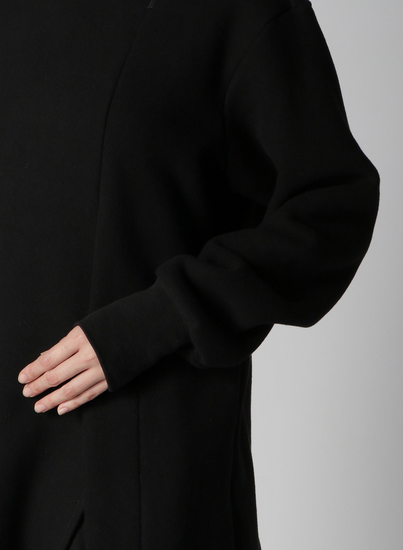 Liy/C BACKSIDE FLEECE R-TURTLE NECK COMBINATION