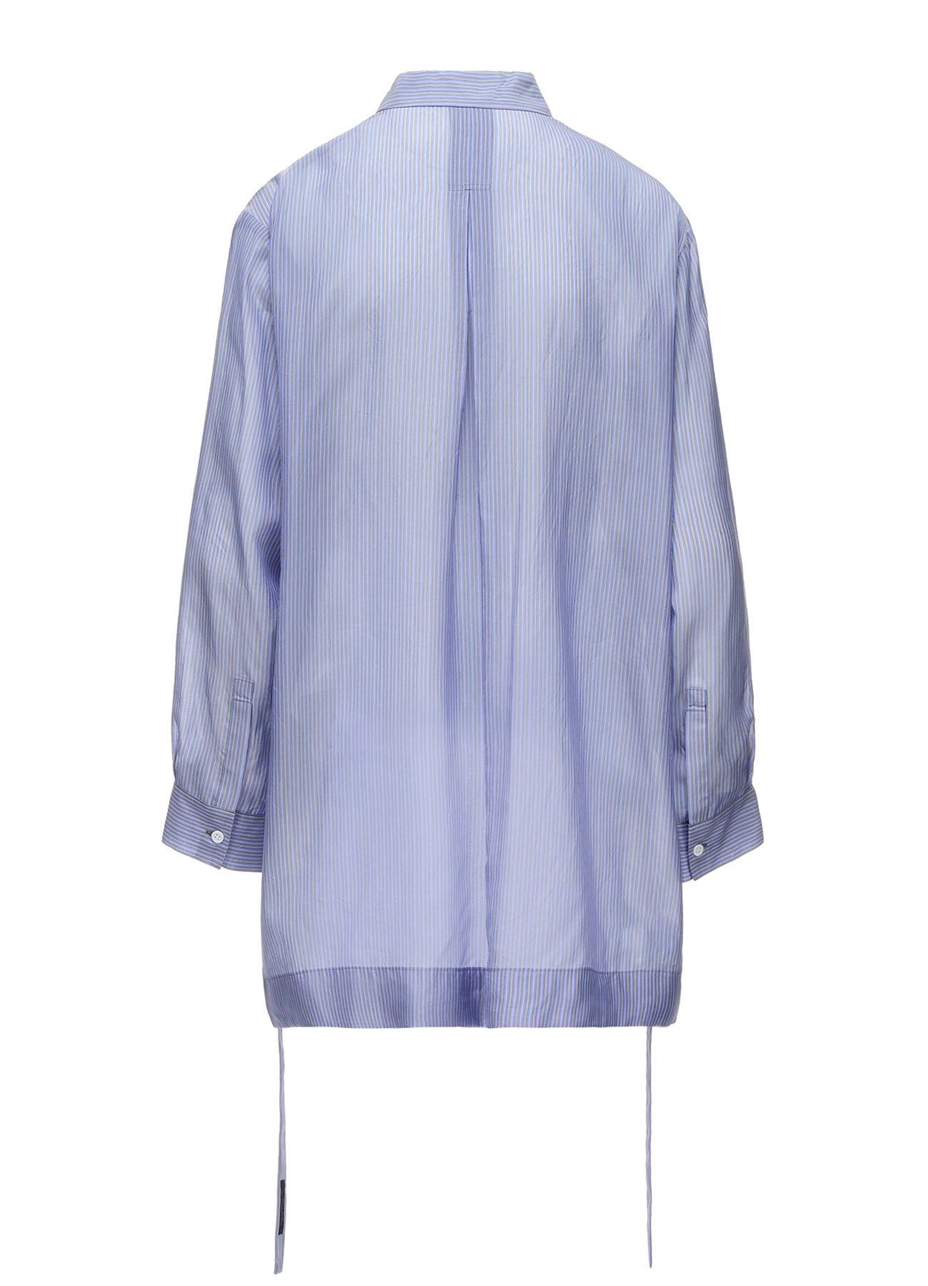 STRIPED GATHERED BLOUSE