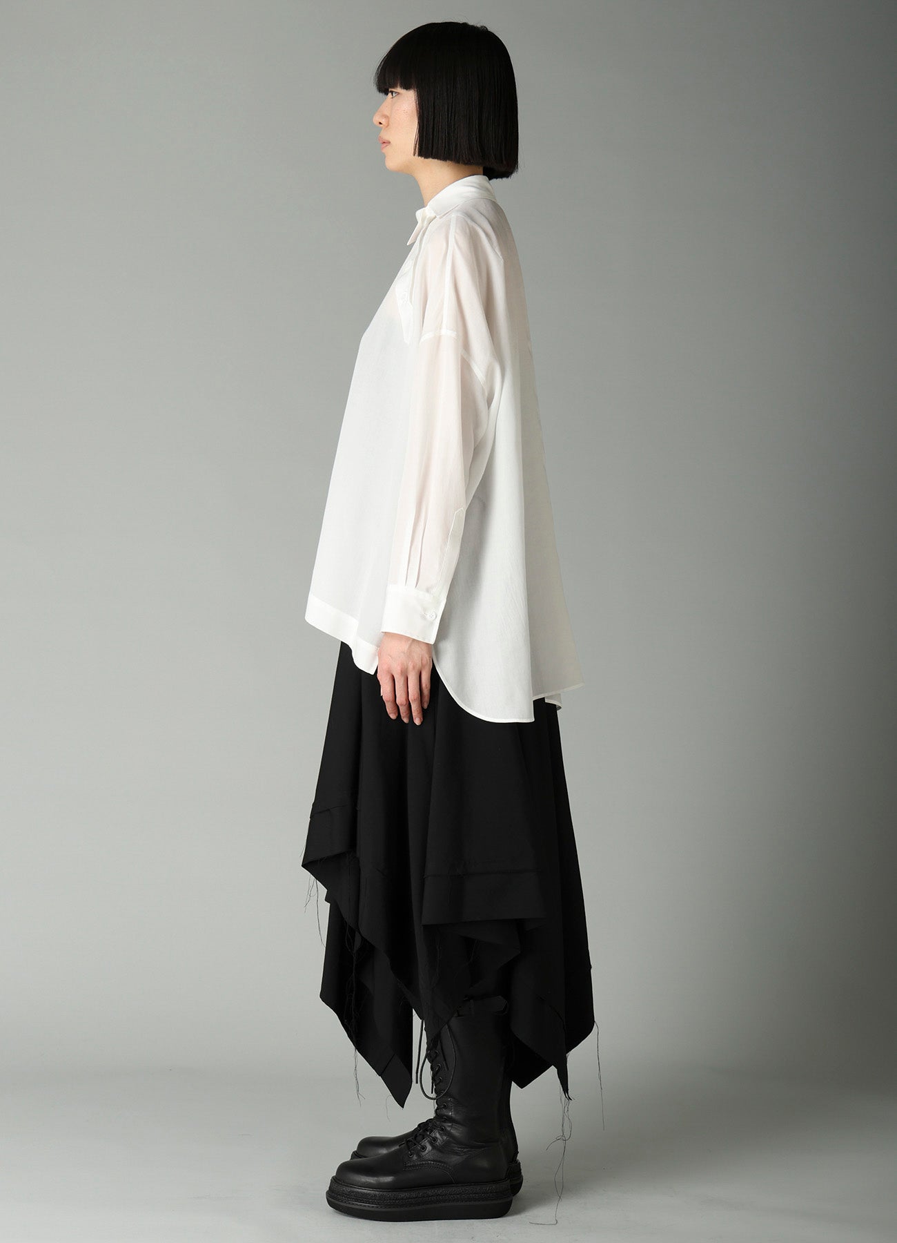 CELLULOSE POPLIN B PULLOVER BLOUSE