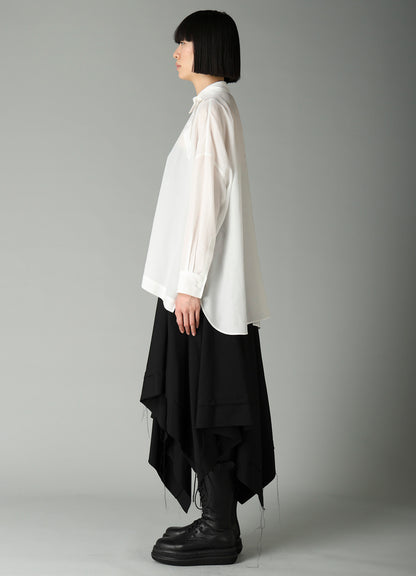 CELLULOSE POPLIN B PULLOVER BLOUSE