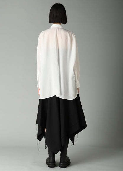 CELLULOSE POPLIN B PULLOVER BLOUSE