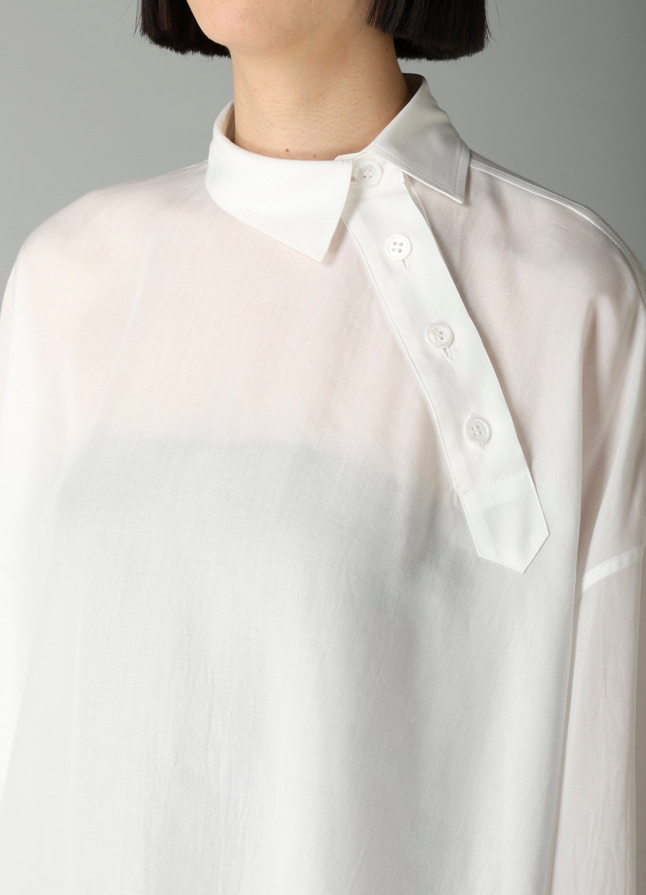 CELLULOSE POPLIN B PULLOVER BLOUSE – THE SHOP YOHJI YAMAMOTO