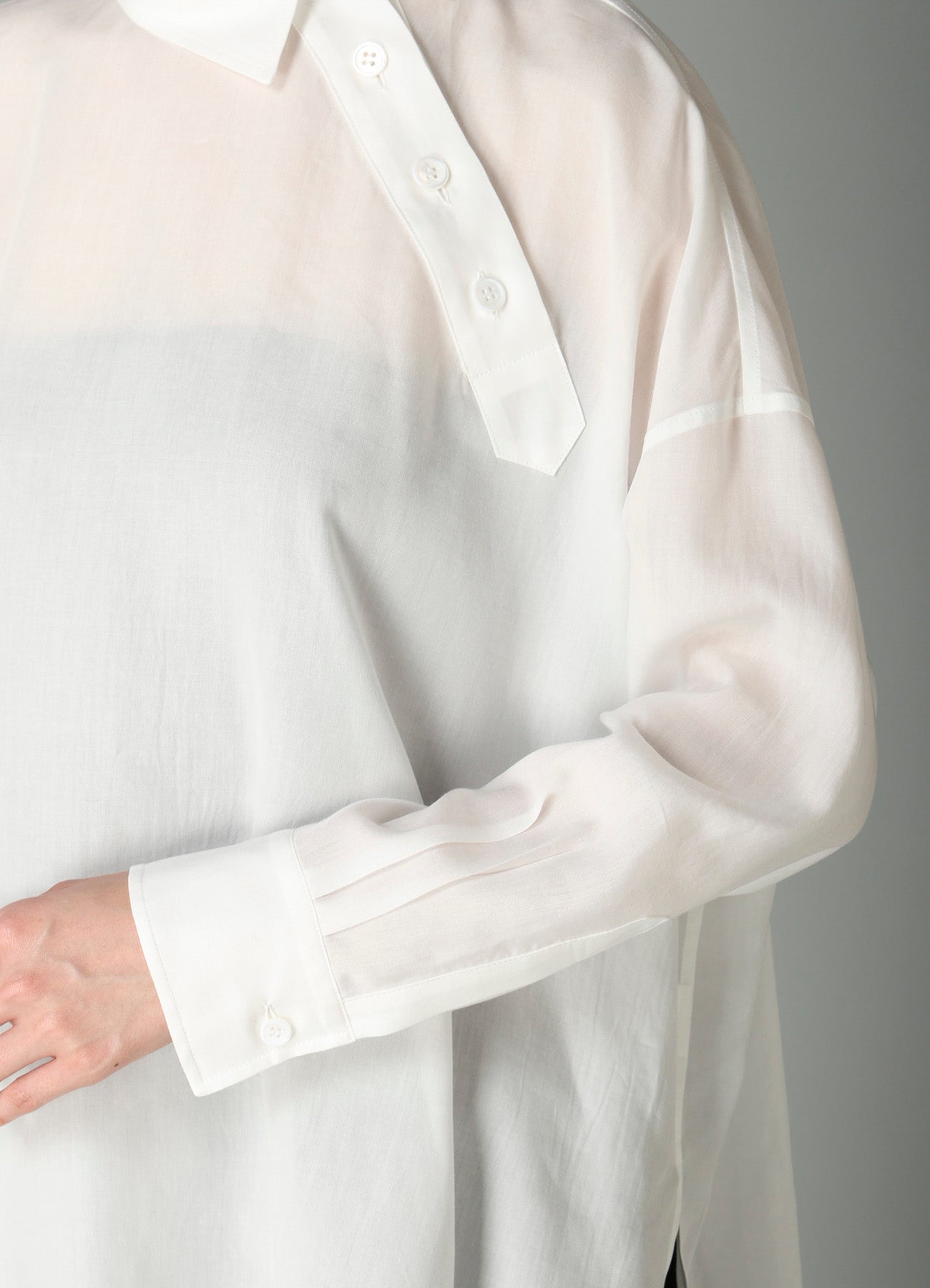 CELLULOSE POPLIN B PULLOVER BLOUSE – THE SHOP YOHJI YAMAMOTO