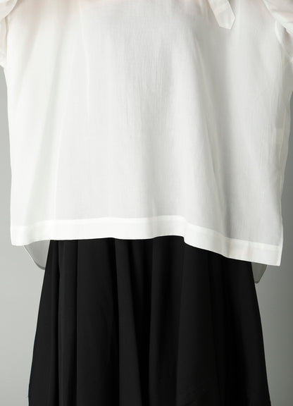 CELLULOSE POPLIN B PULLOVER BLOUSE