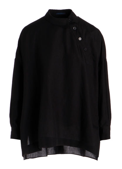 CELLULOSE POPLIN B PULLOVER BLOUSE
