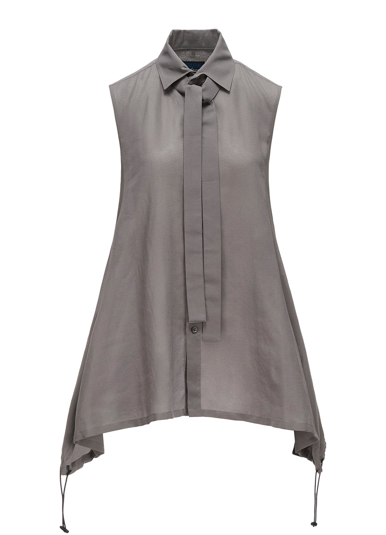 COTTON SLEEVELESS BLOUSE
