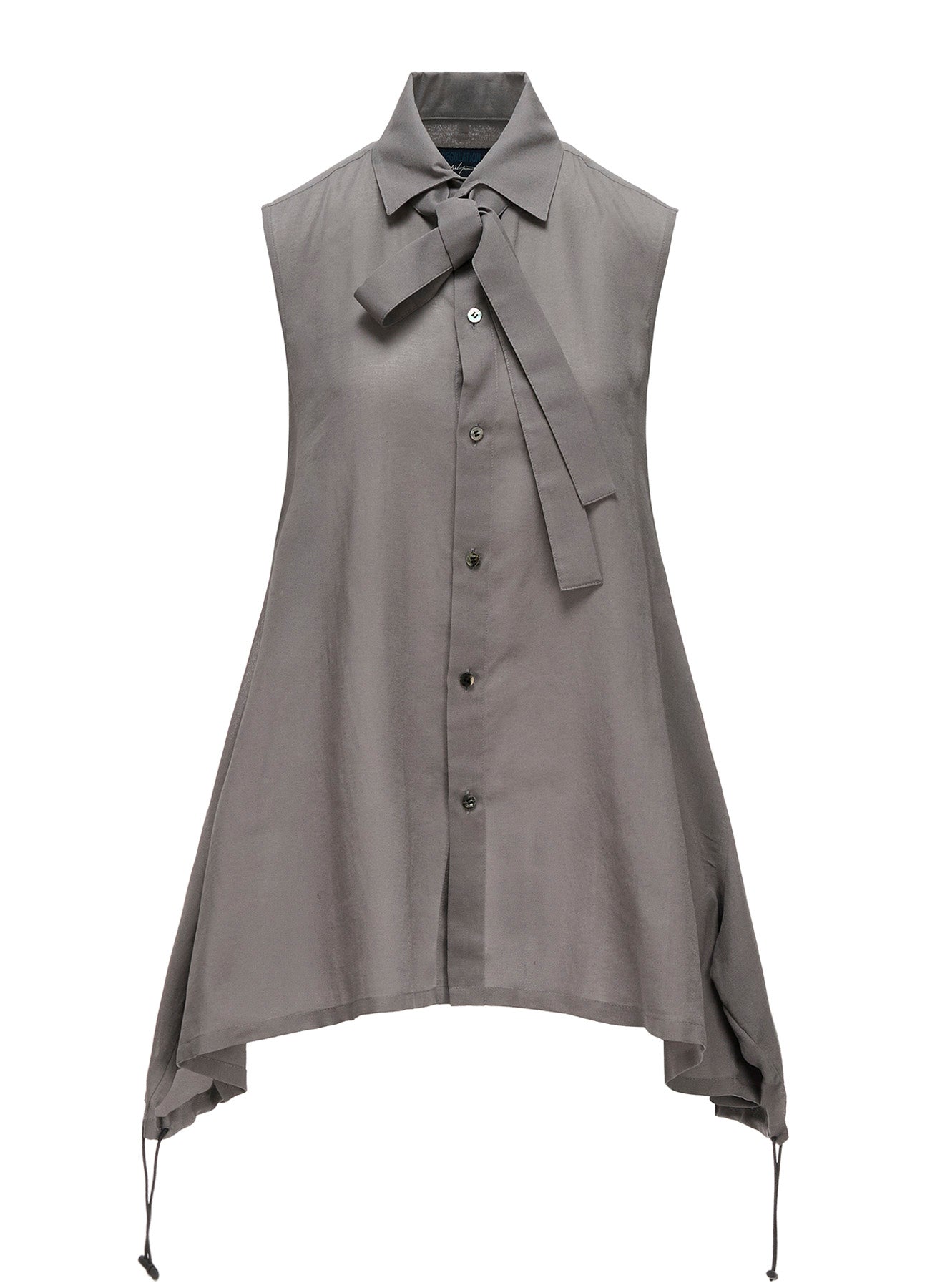 COTTON SLEEVELESS BLOUSE – THE SHOP YOHJI YAMAMOTO