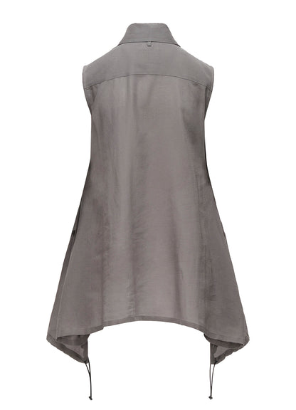 COTTON SLEEVELESS BLOUSE