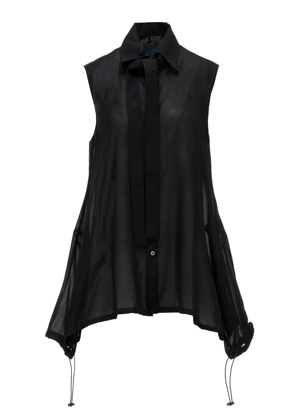 COTTON SLEEVELESS BLOUSE