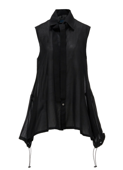COTTON SLEEVELESS BLOUSE
