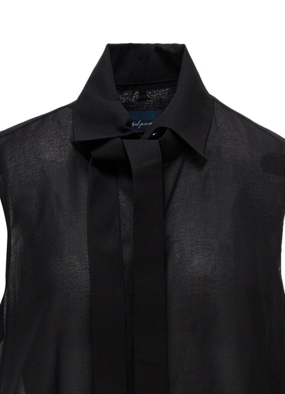 COTTON SLEEVELESS BLOUSE