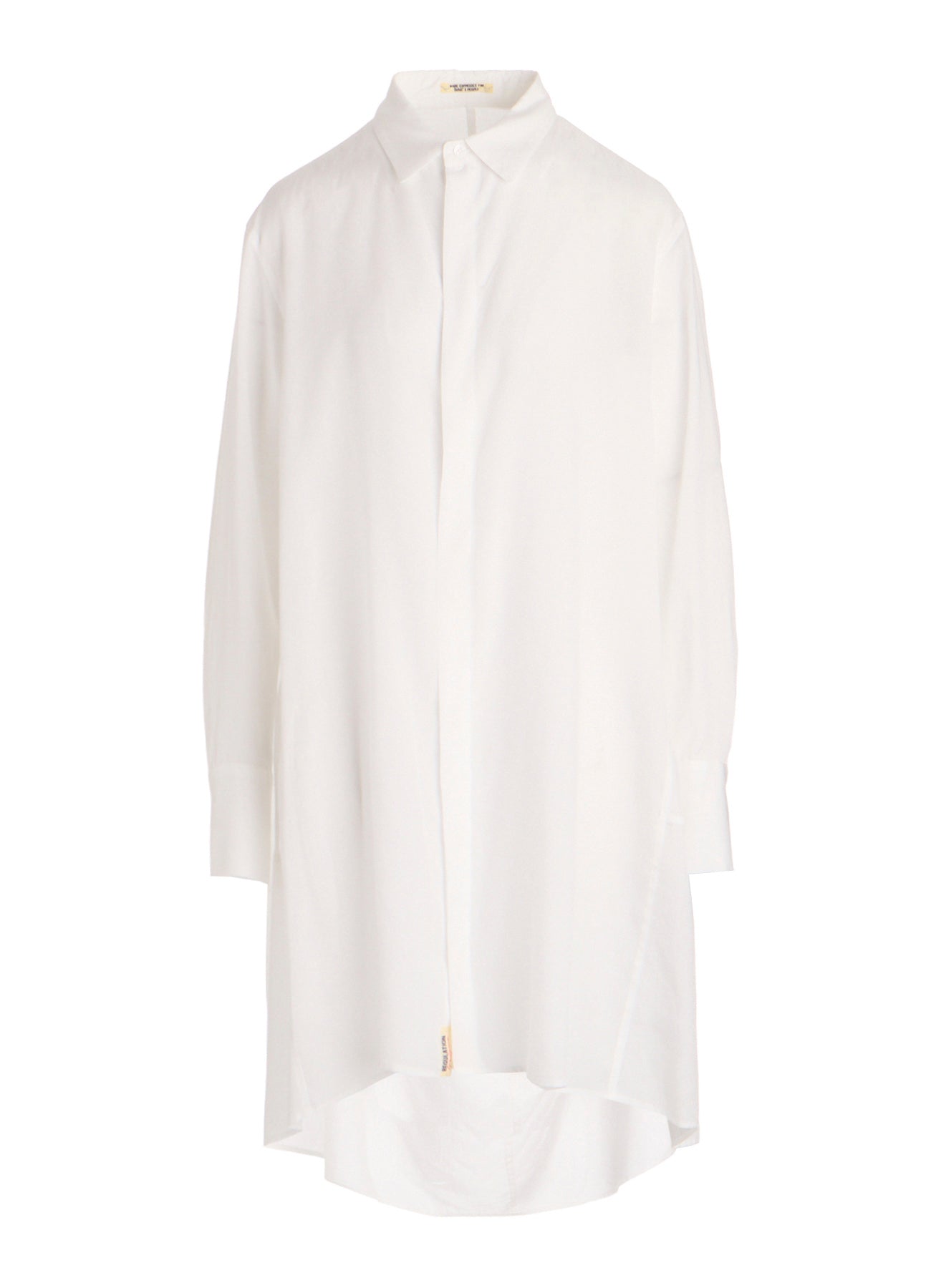 CELLULOSE POPLIN BACK FLARE SHIRT