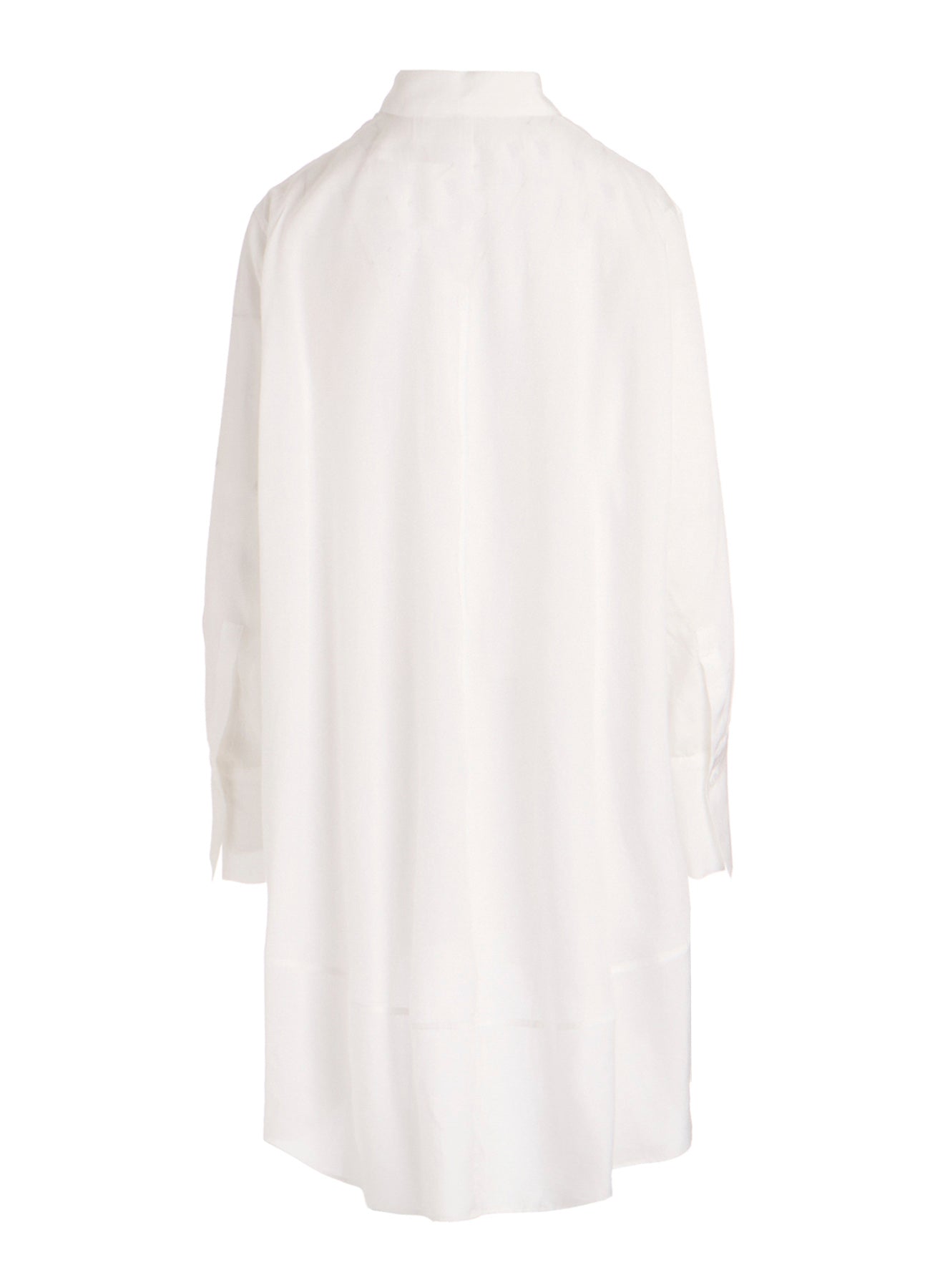 CELLULOSE POPLIN BACK FLARE SHIRT