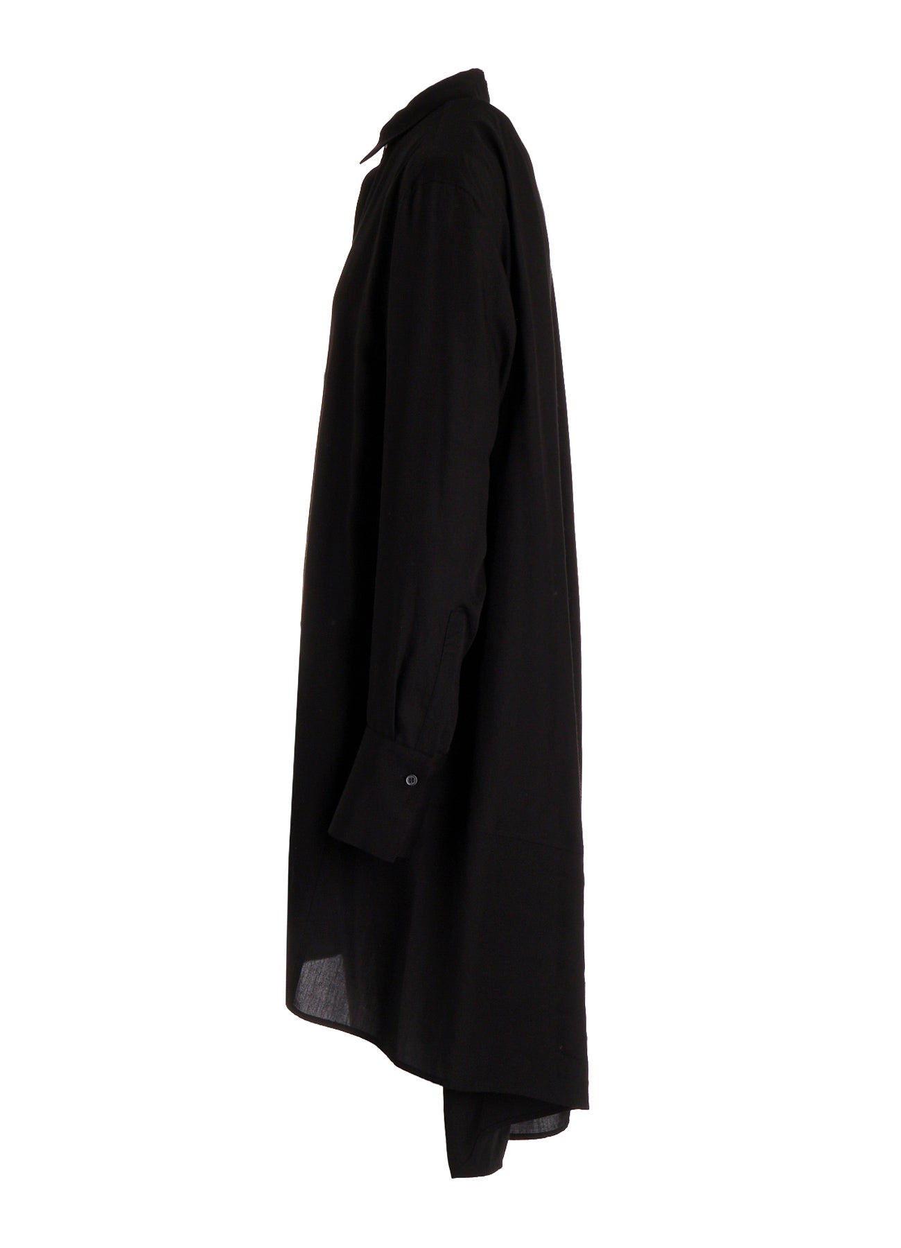 CELLULOSE POPLIN BACK FLARE SHIRT