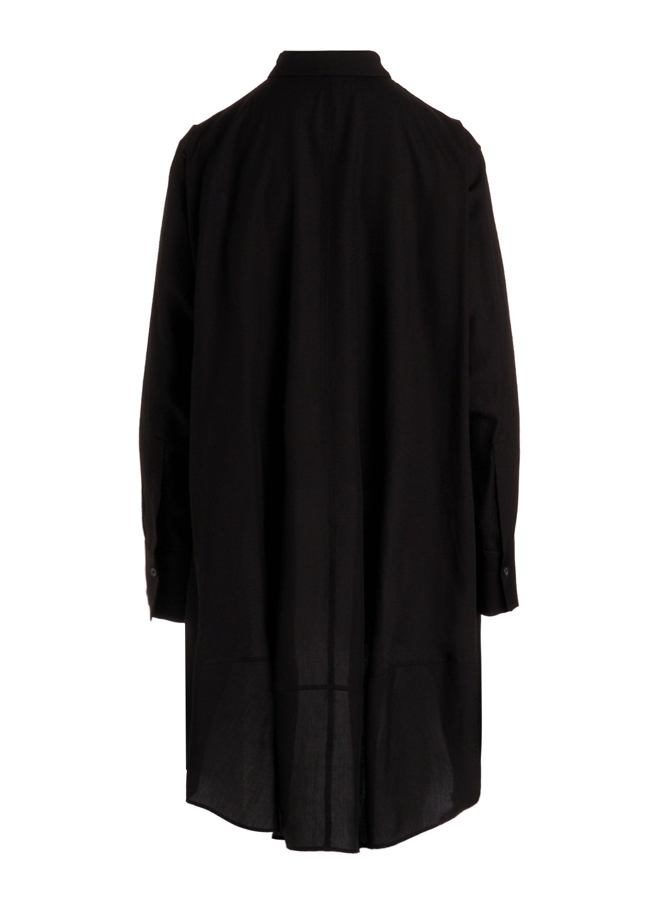 CELLULOSE POPLIN BACK FLARE SHIRT