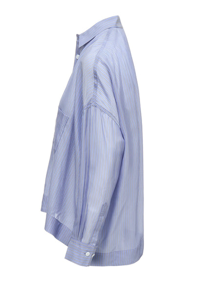 STRIPED BIG BLOUSE