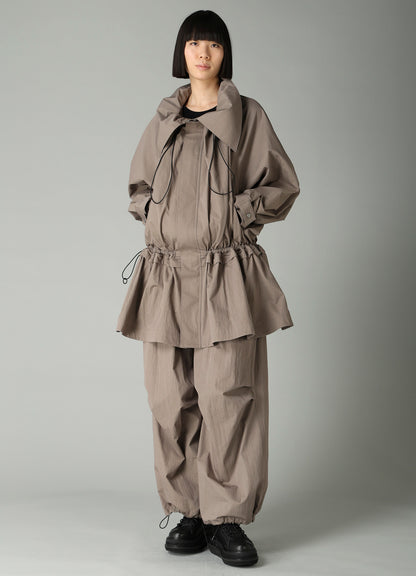 C/Ny WEATHER DRAWSTRING COAT