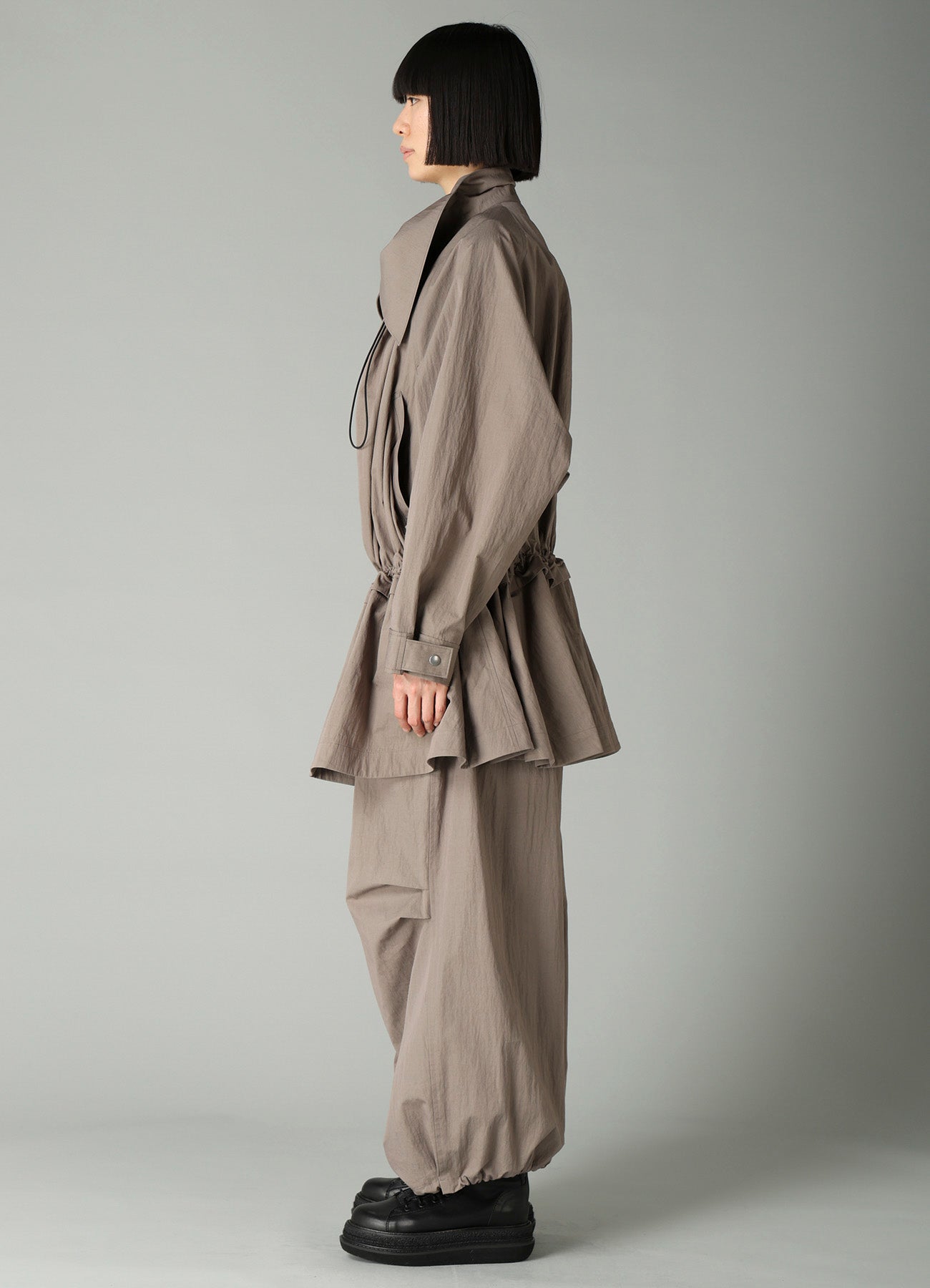 C/Ny WEATHER DRAWSTRING COAT