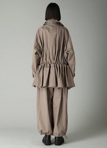 C/Ny WEATHER DRAWSTRING COAT