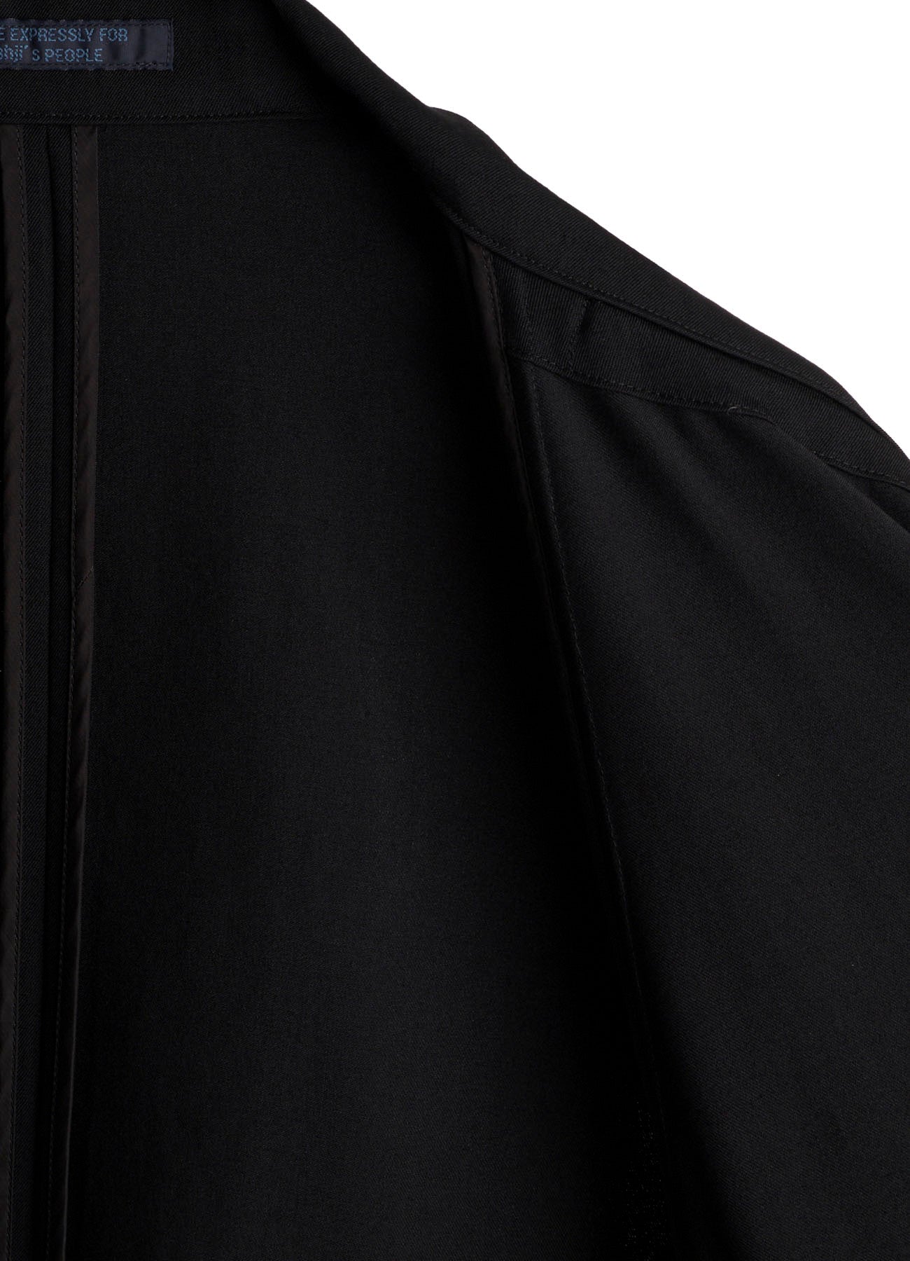 GABARDINE DRAWSTRING COAT