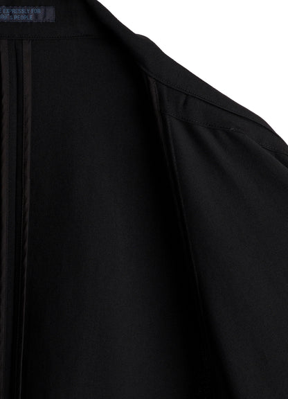 GABARDINE DRAWSTRING COAT