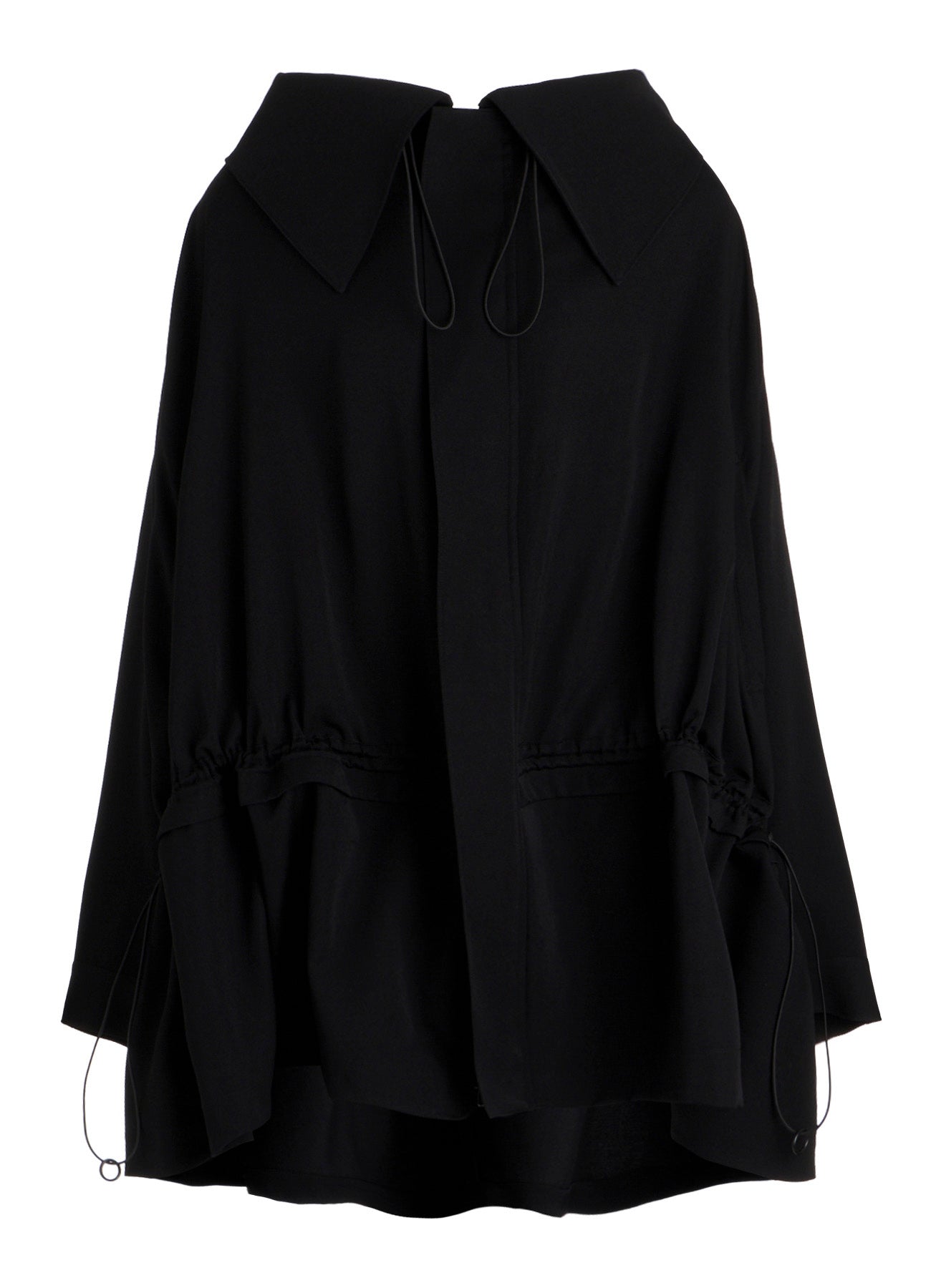 GABARDINE DRAWSTRING COAT – THE SHOP YOHJI YAMAMOTO