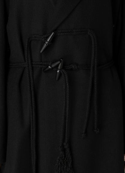 MELTON HOODED DUFFLE COAT