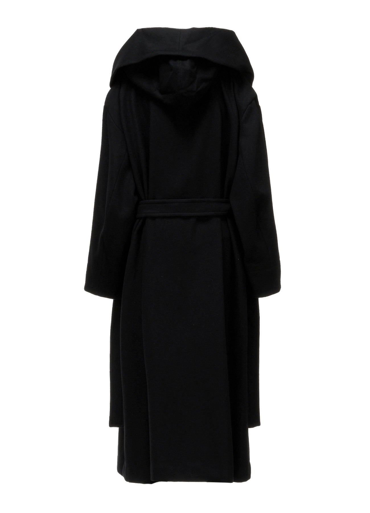 MELTON HOODED DUFFLE COAT