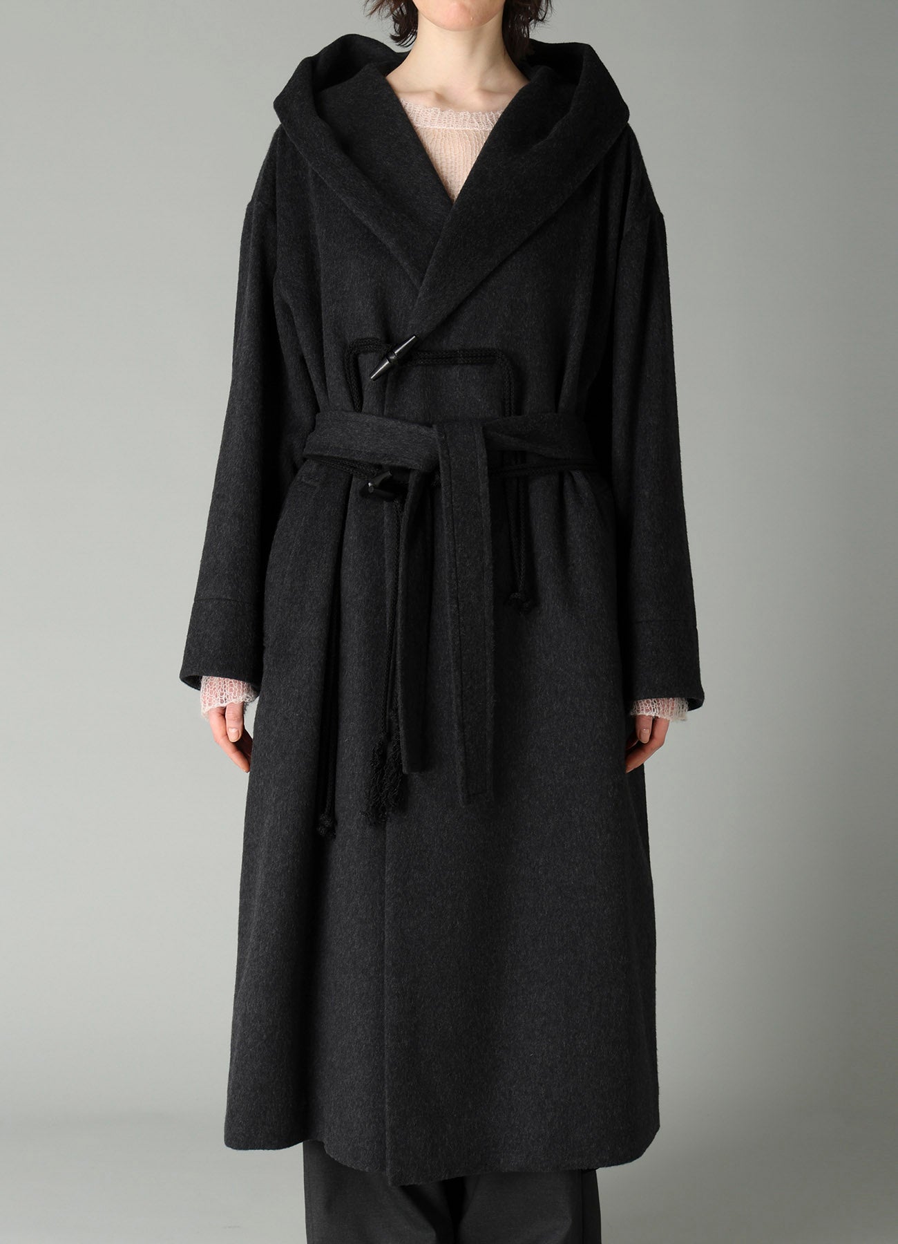 本日までKaja Favorite Insulation Coat 【3】OVY CASHMERE MIXED BEAVER HOODED DUFFLE COAT – THE SHOP YOHJI YAMAMOTO