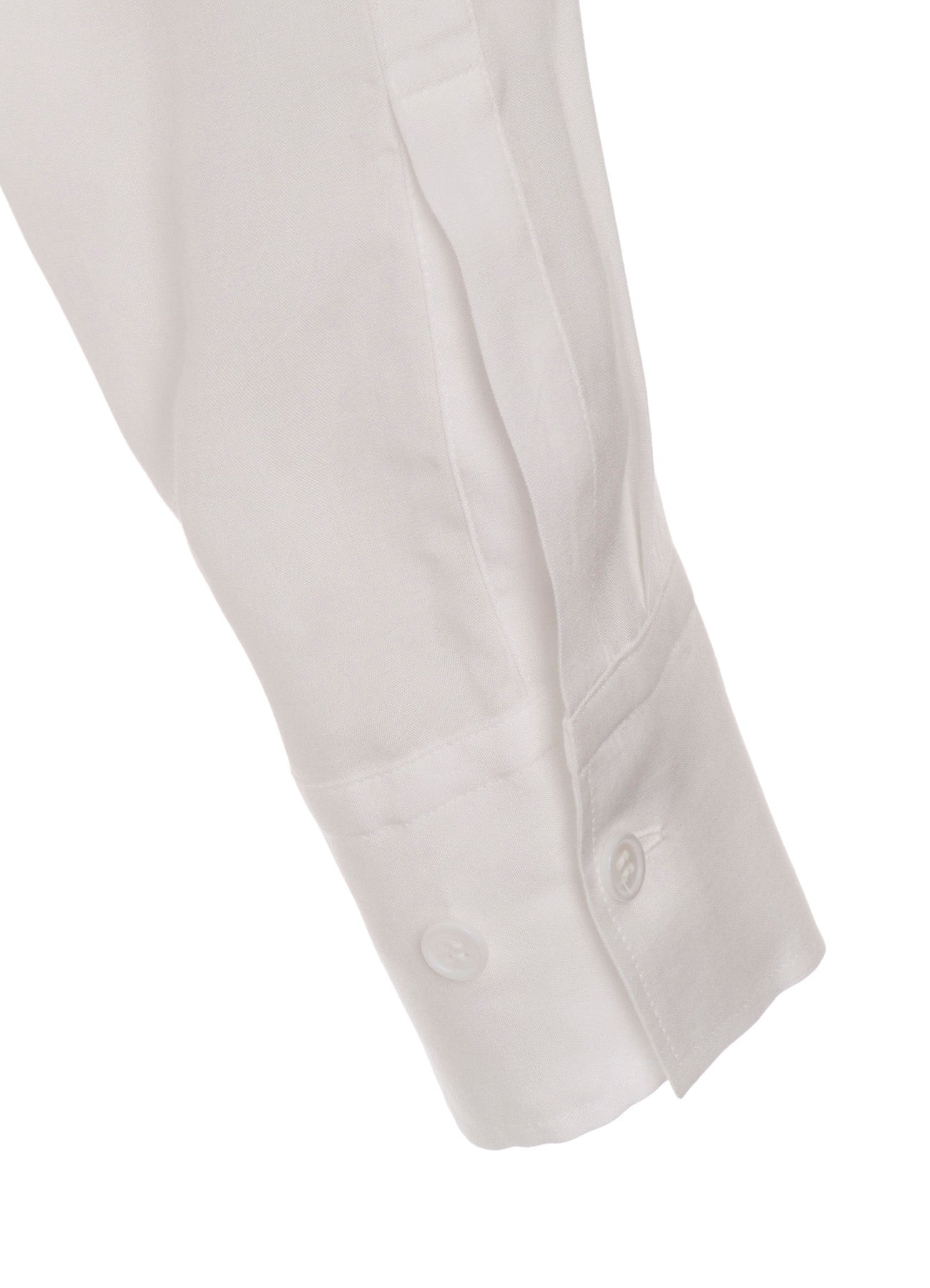 CELLULOSE POPLIN DRAPED SHIRT DRESS