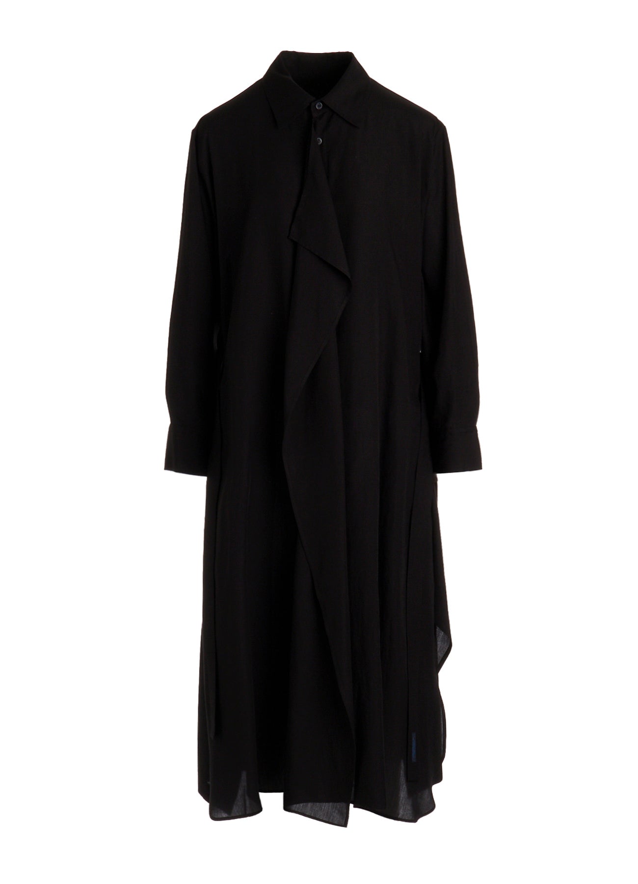 CELLULOSE POPLIN DRAPED SHIRT DRESS – THE SHOP YOHJI YAMAMOTO