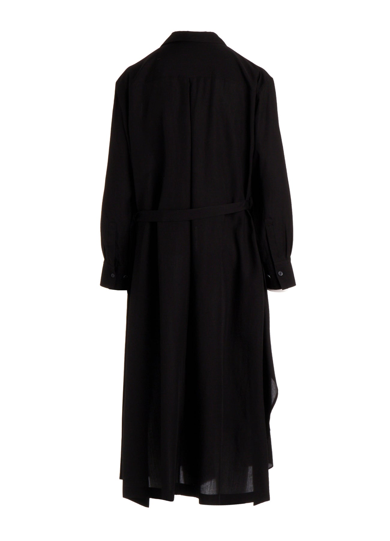 CELLULOSE POPLIN DRAPED SHIRT DRESS – THE SHOP YOHJI YAMAMOTO