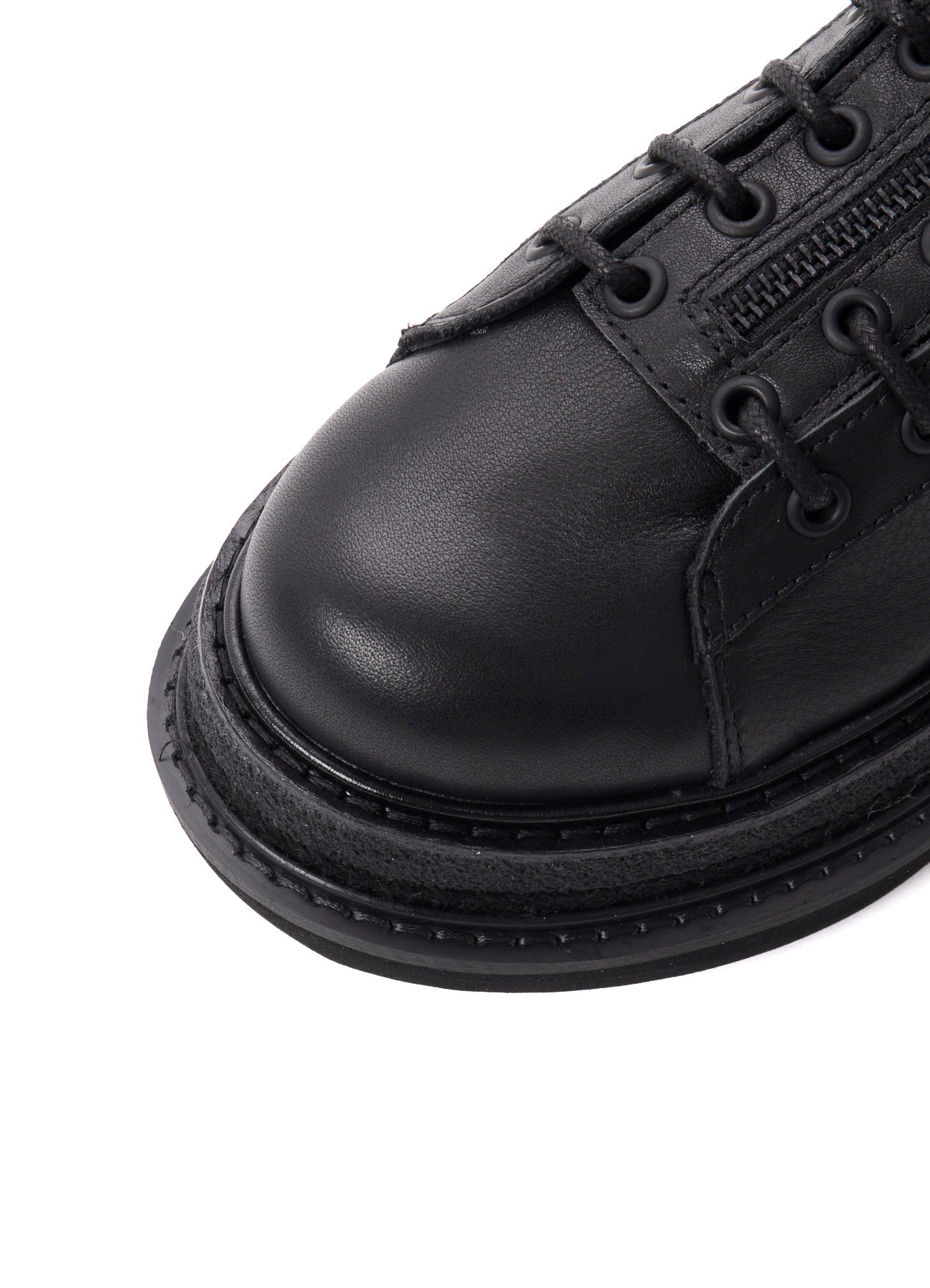 SOFT OIL LEATHER A F ZIP MILITARY BOOTS – THE SHOP YOHJI YAMAMOTO