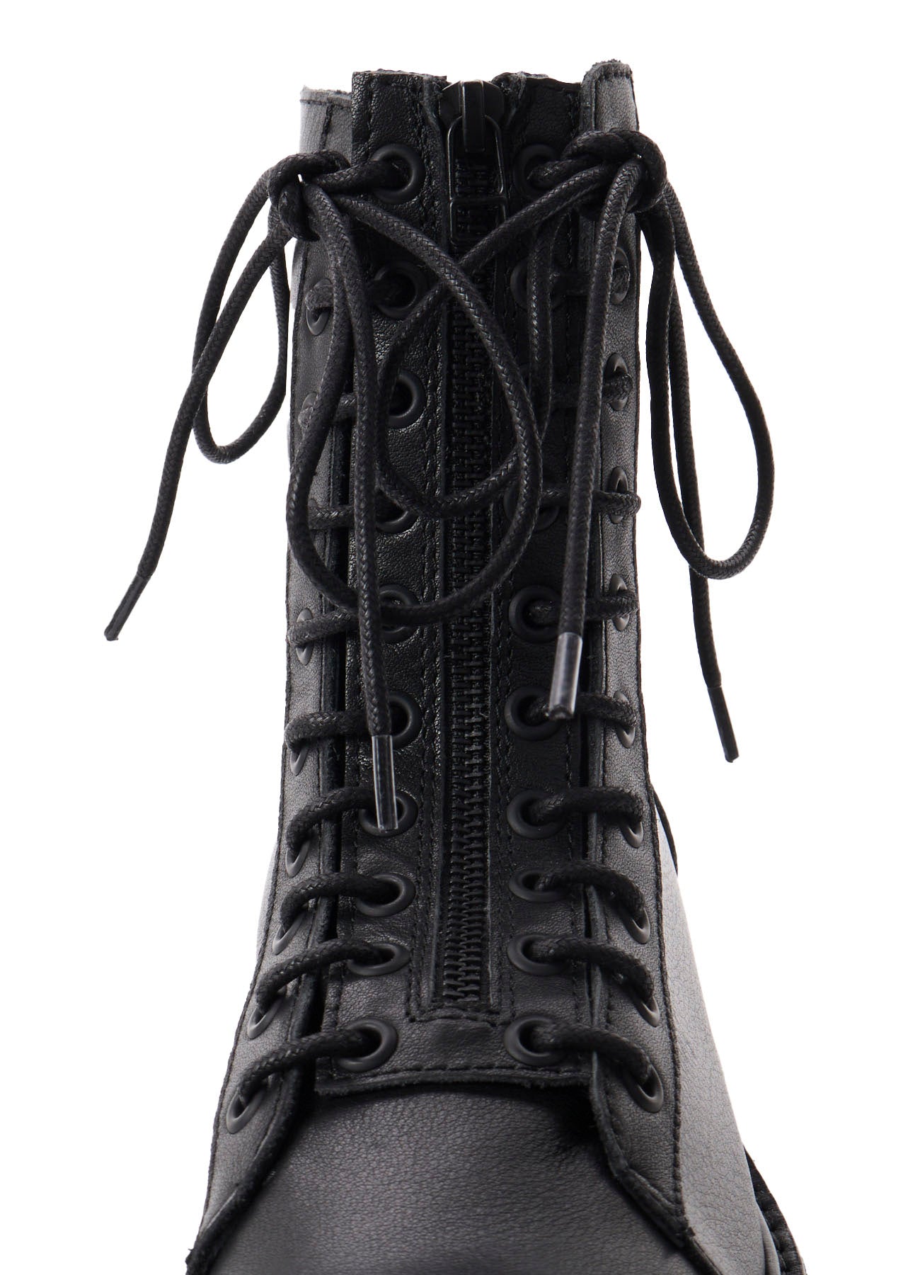 小物 WLT JUDY/CRS BTN BLACK N/S SOFT OIL LEATHER A F ZIP MILITARY BOOTS – THE SHOP YOHJI YAMAMOTO