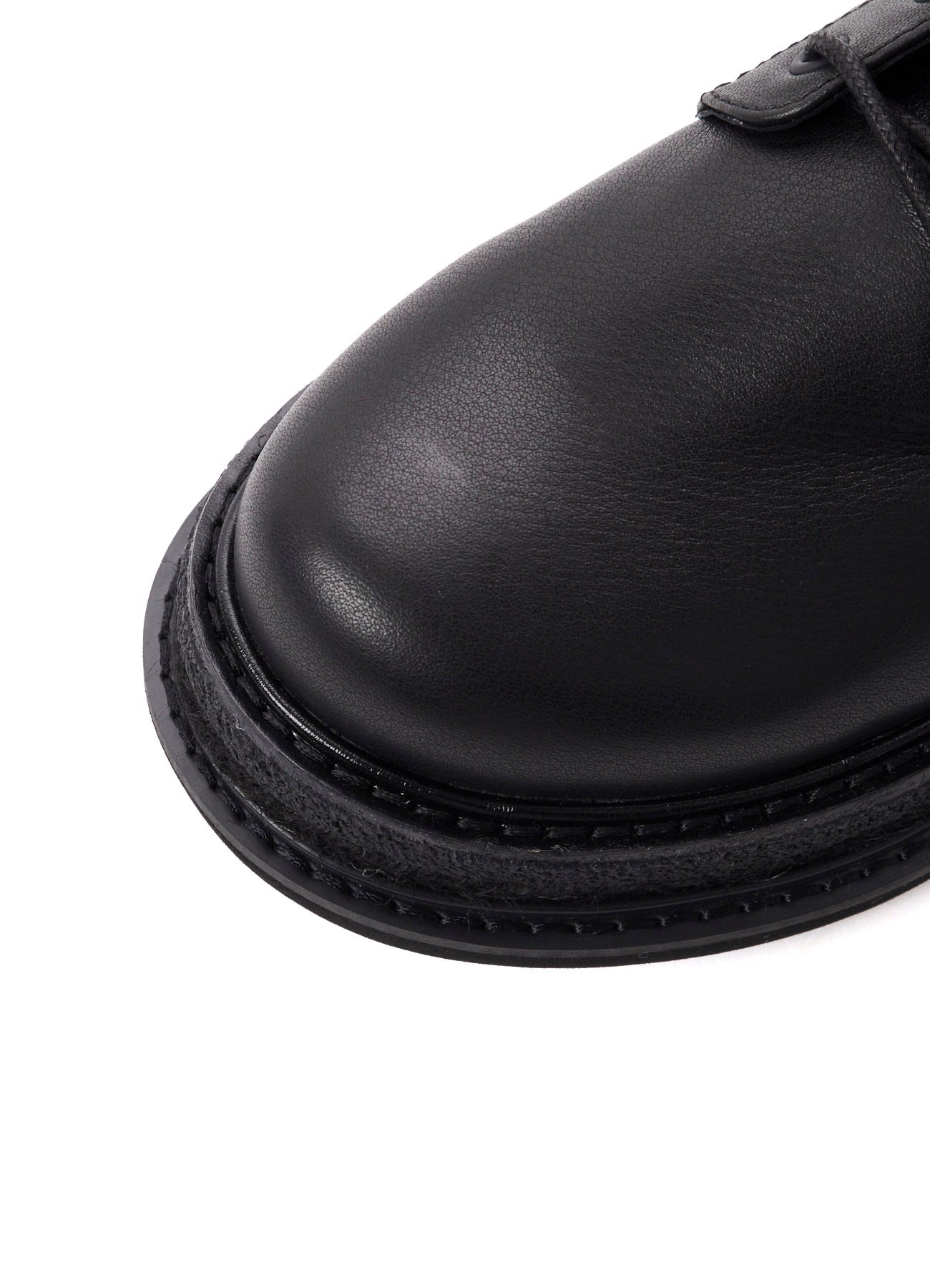 SOFT OIL LEATHER B LONG LACE UP BOOTS