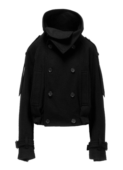 MELTON SHORT TRENCH JACKET