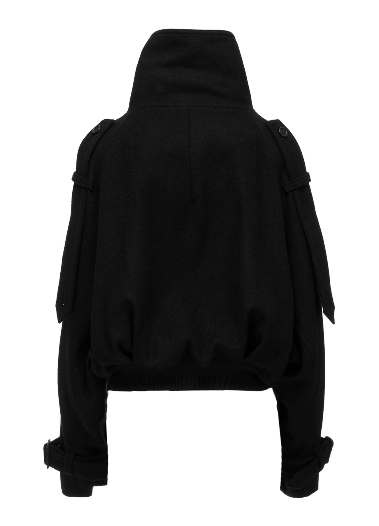 MELTON SHORT TRENCH JACKET