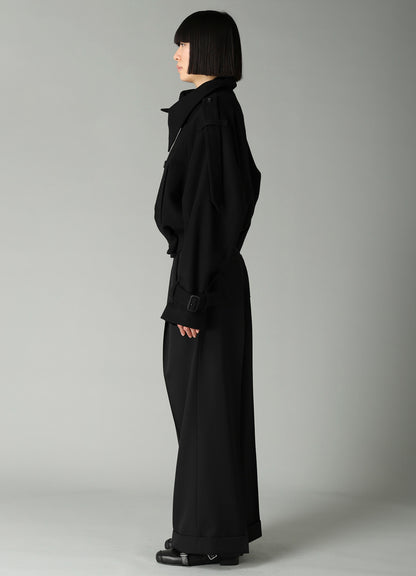 MELTON SHORT TRENCH JACKET