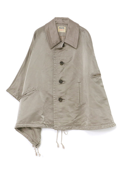 N/C TWILL FLEECY LINING R-CAPE PONCHO J