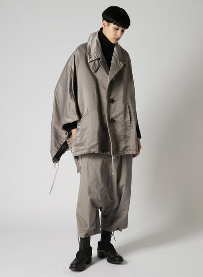 N/C TWILL FLEECY LINING R-CAPE PONCHO J