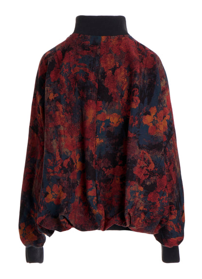 JQ REDXBLUE BALLOON BLOUSON