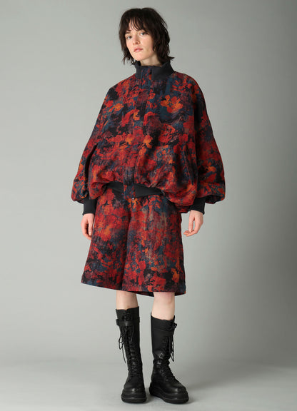 JQ REDXBLUE BALLOON BLOUSON