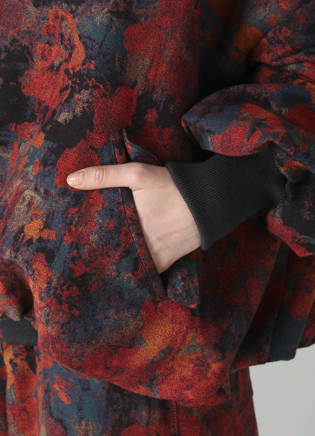 JQ REDXBLUE BALLOON BLOUSON