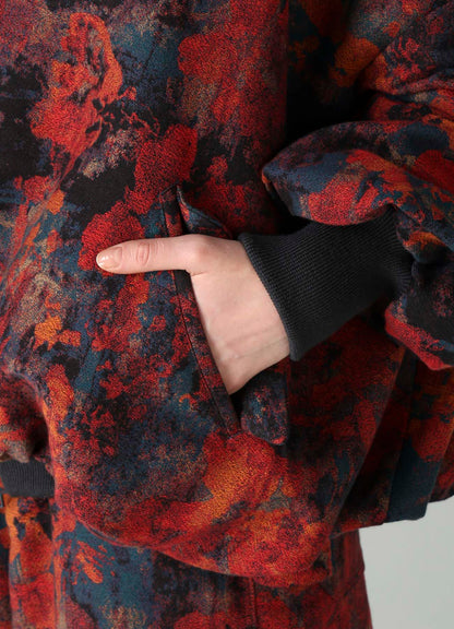 JQ REDXBLUE BALLOON BLOUSON