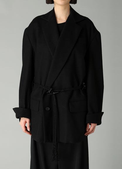 MELTON TOGGLE B DETAIL JACKET